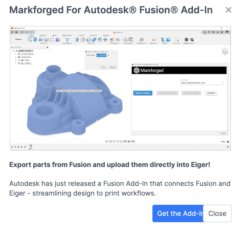 3D打印如何实现无缝连接？Markforged 软件 Fusion360 插件为你揭秘！